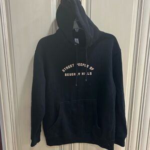 Street people of Beverly Hills black hoodie. From kitson. Size Medium
